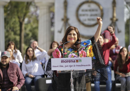 Encabeza Clara Brugada inicio de campaña de candidatos en la CDMX
