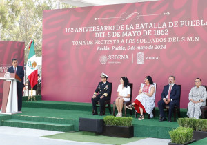 Conmemora Puebla 162 aniversario de la Batalla del 5 de Mayo