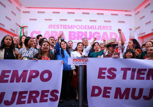 Clara Brugada se postula para la candidatura de Morena a la Ciudad de México