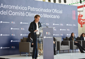 Delegación Olímpica Mexicana vuela a París con Aeroméxico