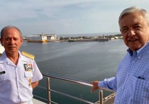 Descarta AMLO militarización de los puertos