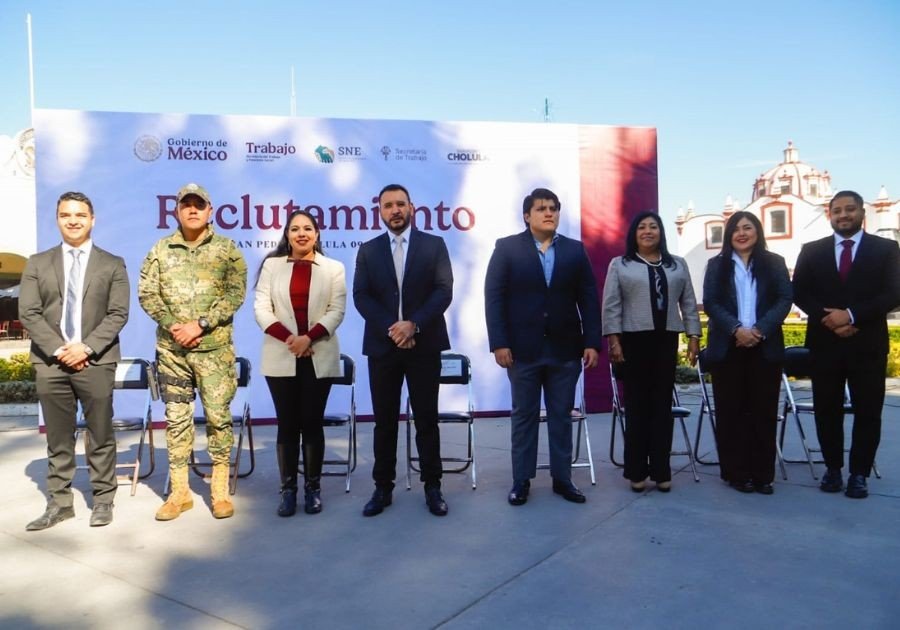 Más de 2 mil 800 empleos ofertados en Jornada de Reclutamiento de San Pedro Cholula