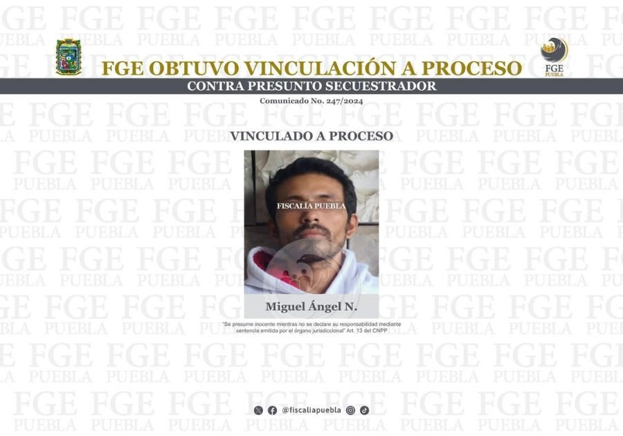 Vinculado a proceso por secuestro en Chichiquila