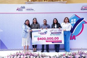 Entrega Lupita Cuautle premios a las y los ganadores del Sorteo Predial 2025