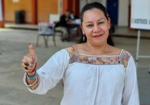 Destaca Albores su voto en Cuetzalan del Progreso