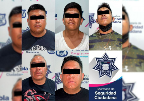 Detiene Policía Municipal de Puebla a 5 presuntos secuestradores