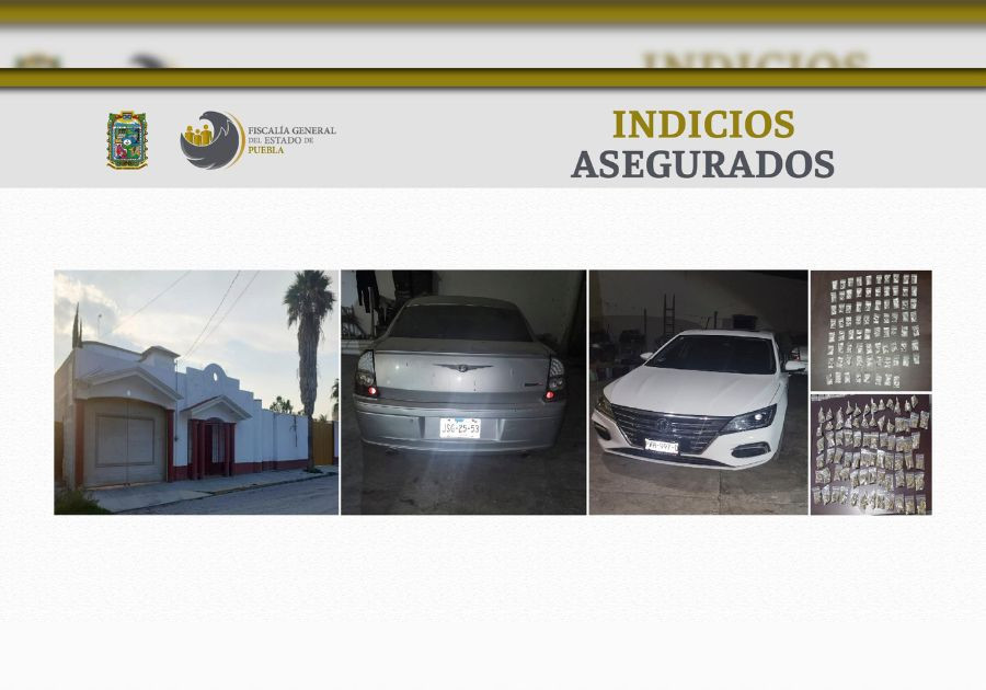 Asegura Fiscalía droga y vehículos en Cuapiaxtla de Madero