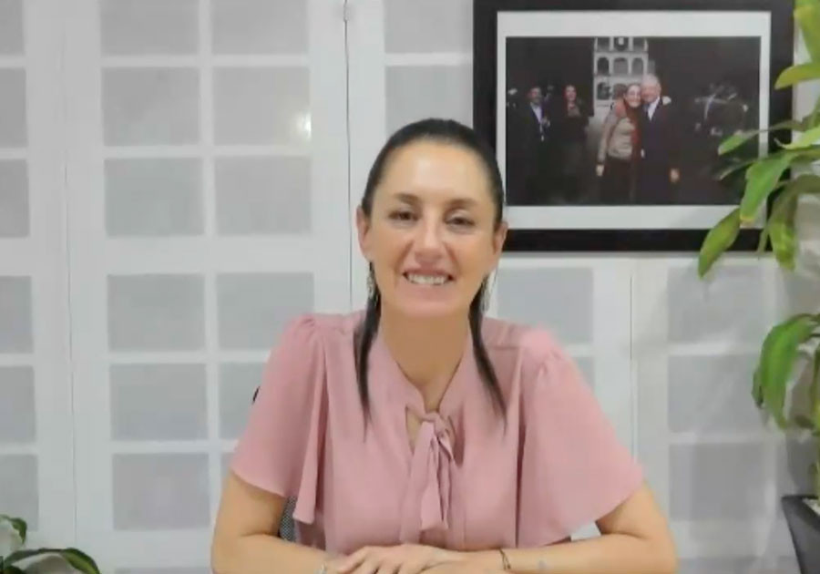 Claudia Sheinbaum sostuvo un conversatorio con ciudadanos de Michoacán