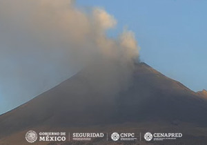 Popocatépetl registró 51 exhalaciones en las últimas 24 horas