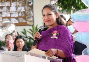 Puerta Violeta en San Andrés Cholula apoya a 3 mil 400 mujeres: Cuautle
