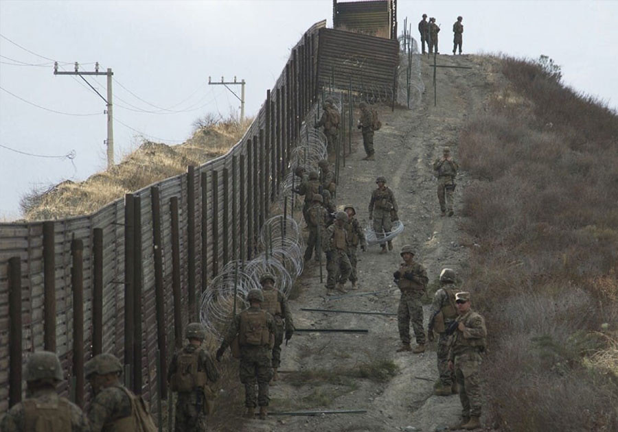 Estados Unidos despliega tropas en la frontera con México