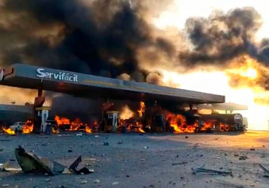 Explosión en gasolinera de Tula deja dos muertos y cuatro heridos