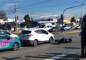 Aumentan accidentes de motociclistas en Puebla capital