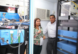 Inaugura Sergio Salomón estación de monitoreo ambiental en Atlixco