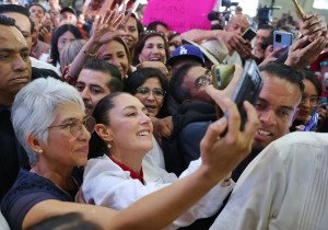 Claudia Sheinbaum brindó una conferencia a 8 mil guanajuatenses