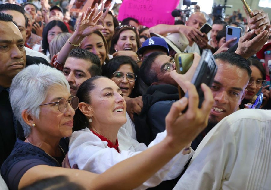 Claudia Sheinbaum brindó una conferencia a 8 mil guanajuatenses