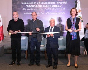 Puebla impulsa democratización de la cultura con exposición de Santiago Carbonell