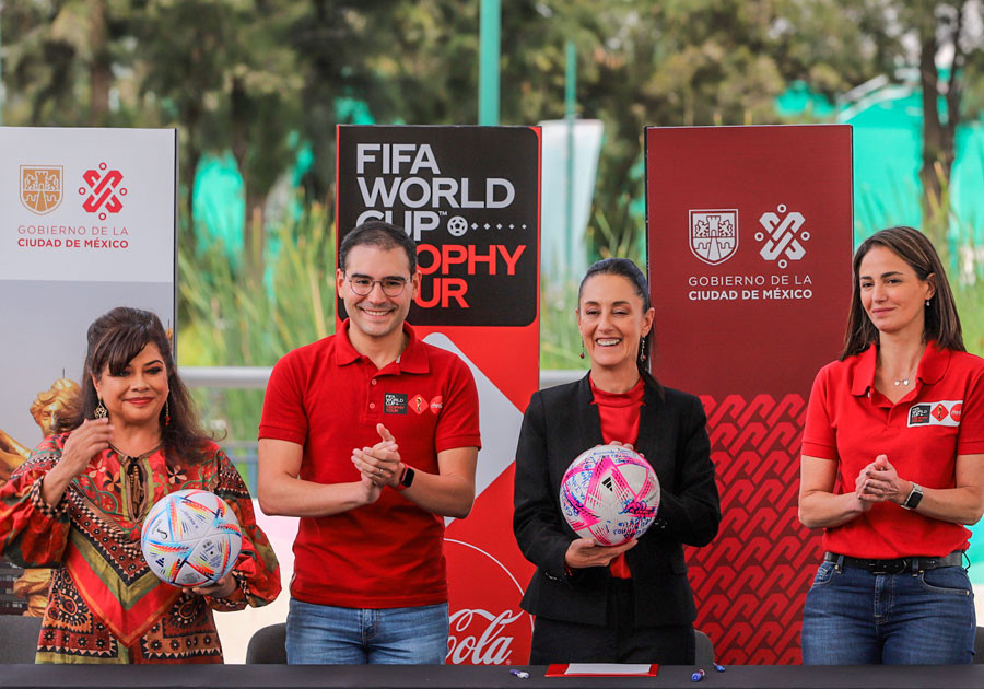 Tour del trofeo de la Copa Mundial FIFA iniciará su gira en la Ciudad de México: Claudia Sheinbaum