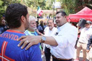 Armenta Mier mantiene cercanía con la gente y encabeza por tercer día consecutivo vigilancia para una Semana Santa segura