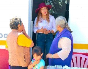 Supervisan Canje de Tarjetas y el fortalecimiento de lecherías en Santa Isabel Cholula y Rivera Anaya