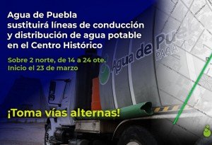 Agua de Puebla inicia la renovación de la red de agua potable en el Centro histórico; beneficiará a 8 mil 870 habitantes