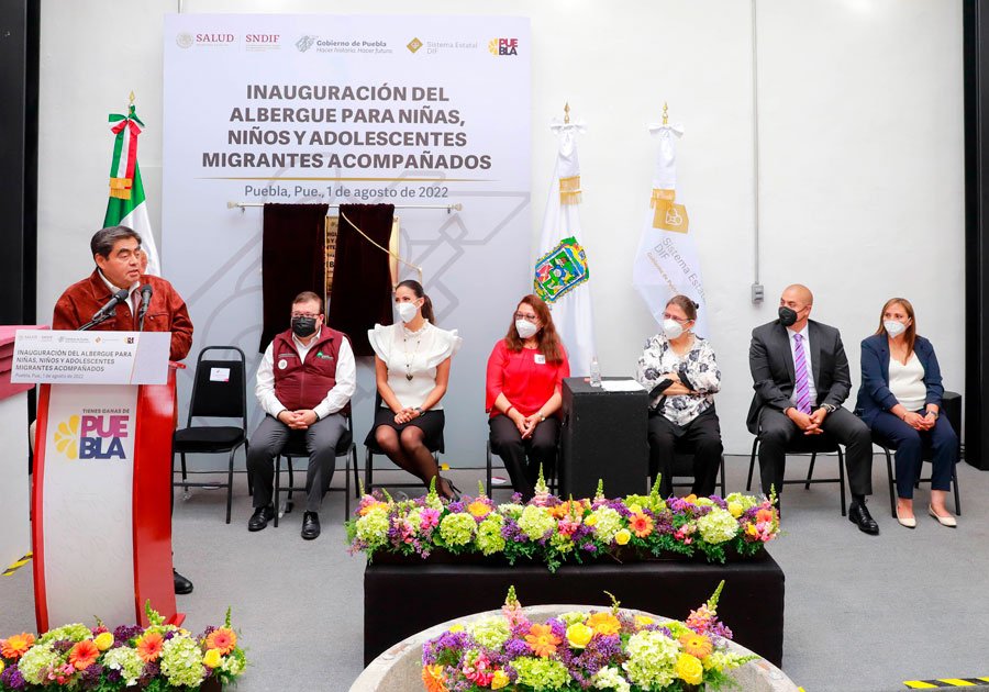 Refrenda Gobierno de Puebla solidaridad con grupos vulnerables, inaugura albergue para menores migrantes acompañados