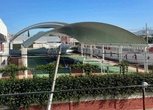 Cuatro lesionados por caída de lámina en secundaria "Melchor Ocampo" de Atlixco