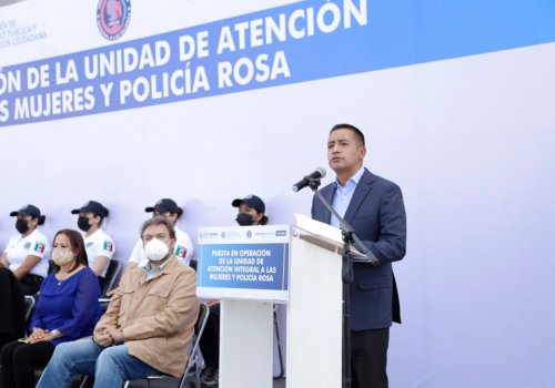 En San Andrés Cholula ponen en operación unidad de atención a las mujeres y Policía Rosa