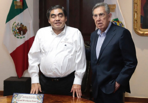 Miguel Barbosa y Cuauhtémoc Cárdenas