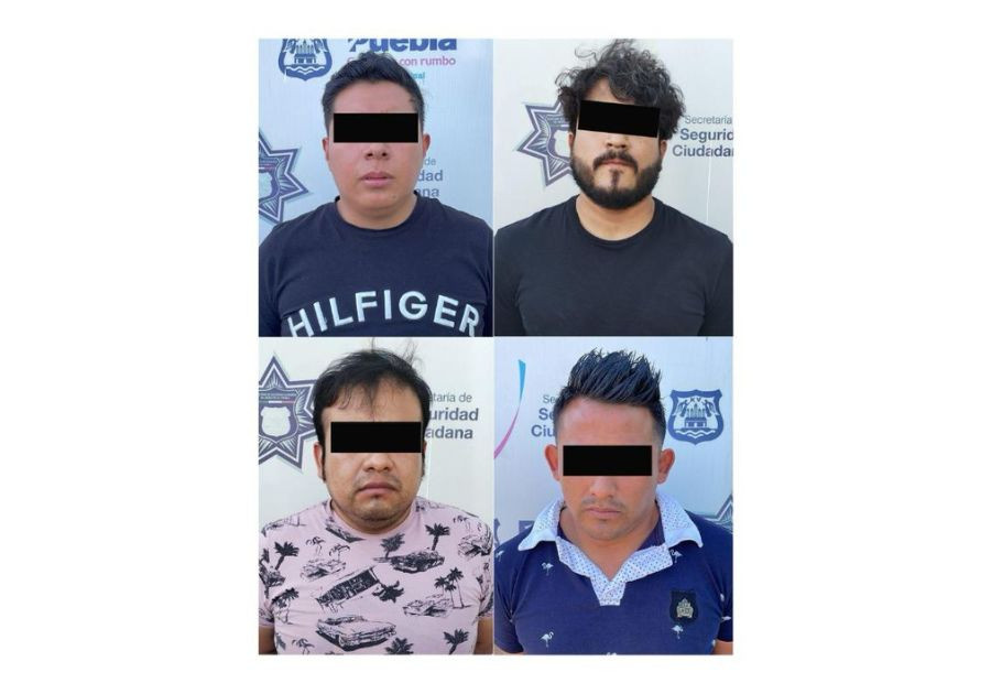 Detiene Policía Municipal a Puebla a 4 integrantes de “Los Conchos”