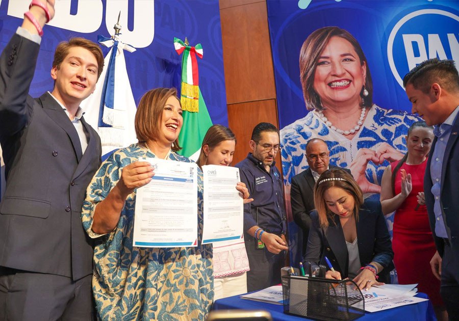 Xóchitl Gálvez formaliza su registro como precandidata del PAN a la presidencia