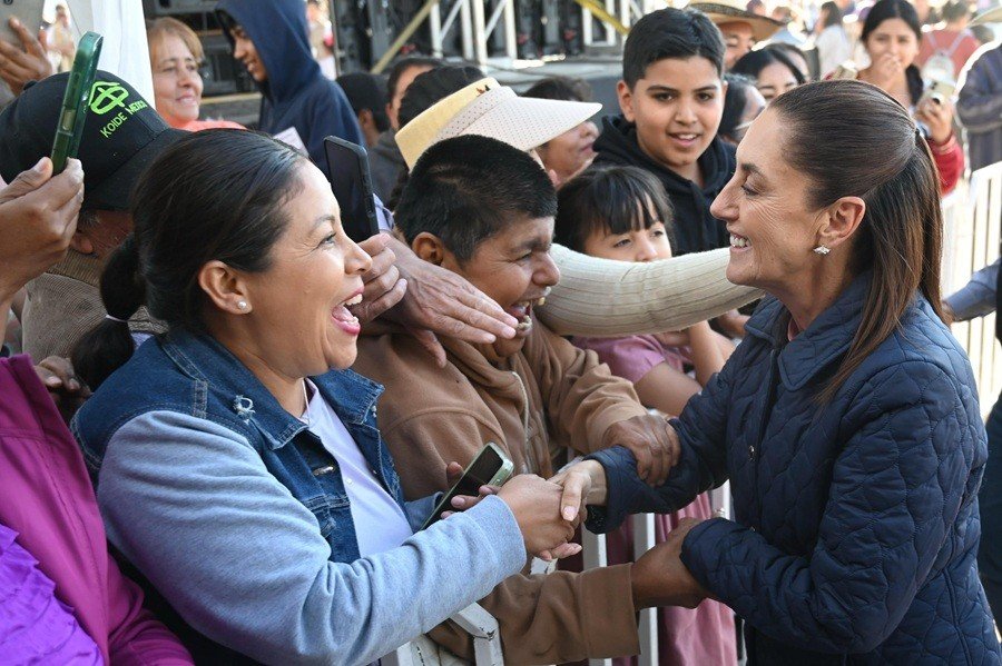 Presidenta Claudia Sheinbaum entrega pensión de mujeres Bienestar en Zacatecas