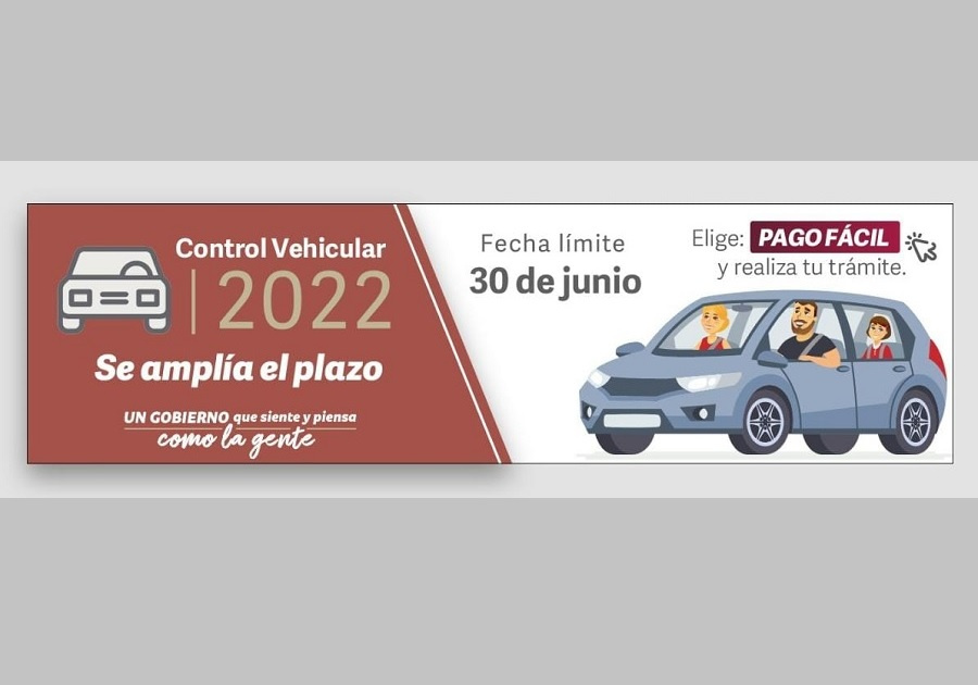 Amplía Gobierno de Puebla plazo para pago de control vehicular