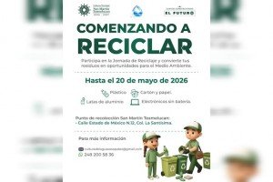 El gobierno de Texmelucan y SOSAPATEX invita a participar en la campaña de reciclaje 2026