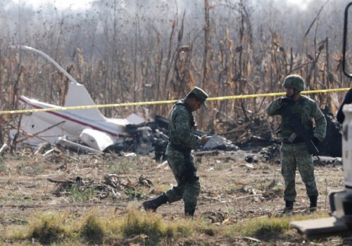 La caída de la aeronave