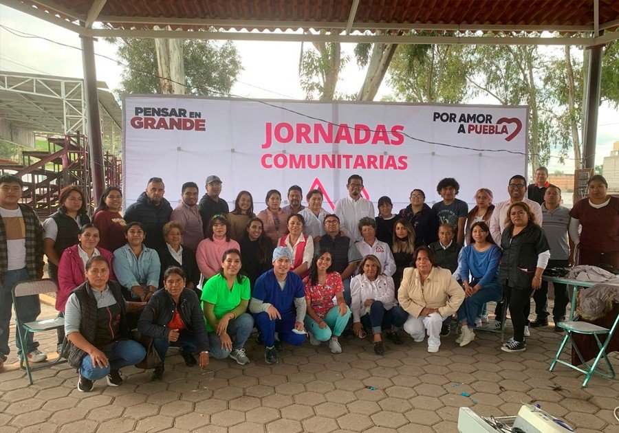 Alejandro Armenta impulsa jornadas comunitarias en Amozoc y acerca servicios esenciales a poblanos