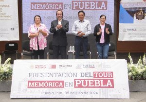 Recorre “Tour Memórica” Puebla; fue presentado en Casa de la Cultura