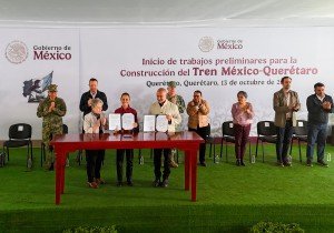 Sheinbaum inicia trabajos preliminares del Tren México-Querétaro