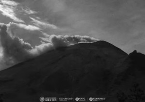Popocatépetl registró 14 exhalaciones en las últimas 24 horas