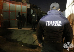 Operativo policiaco en Puebla