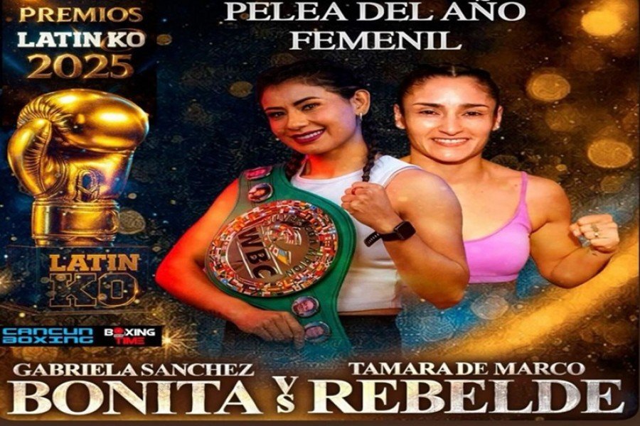 Gaby “La Bonita” Sánchez hace historia en los Premios Latin KO 2025