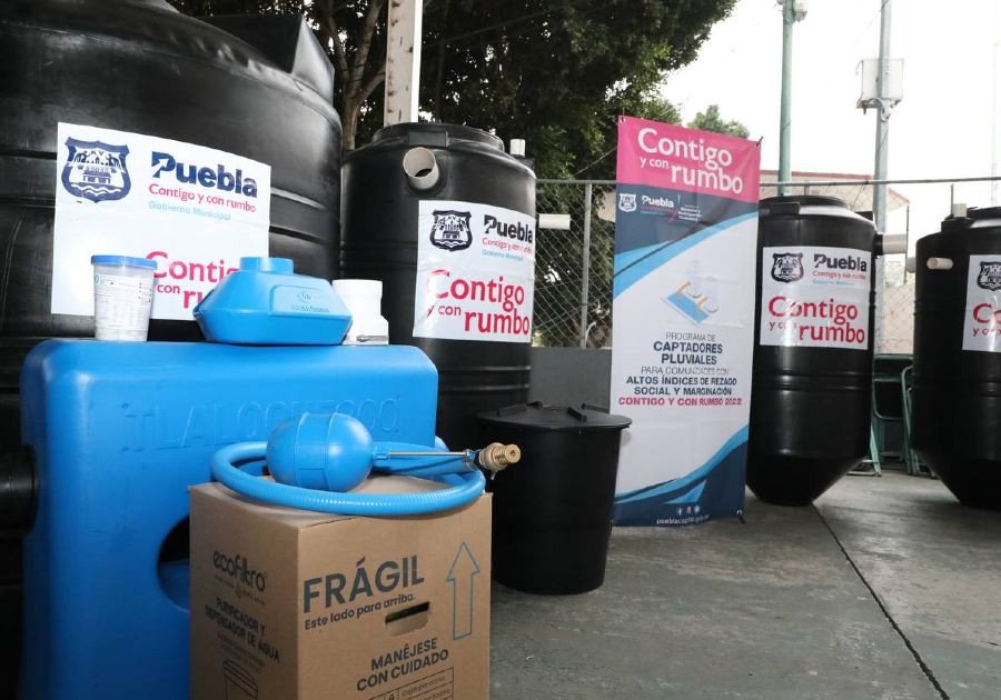 Instalan biodigestores y colectores pluviales en Puebla capital