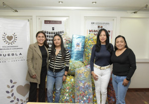 Voluntariado del Congreso continúa la colecta de tapitas para apoyar a niñas y niños con cáncer