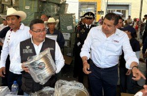 Asiste Pável Gaspar Ramírez al Tianguis de Bienestar, en beneficio de migrantes de la mixteca y sus familias