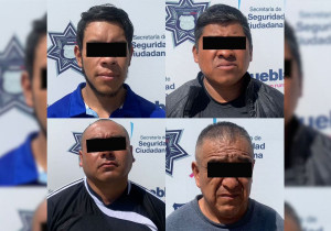 Captura Policía Municipal de Puebla a 4 integrantes de “Los Chicanos”