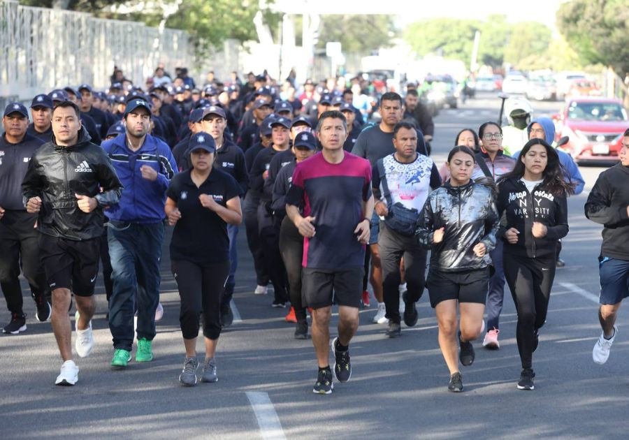 Celebra Ayuntamiento de Puebla carrera con 116 cadetes de policía