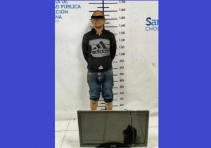 Detiene policía de San Andrés Cholula a persona por robo a casa habitación