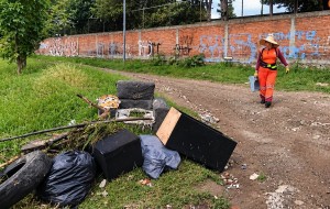 Gobierno de Pepe Chedraui realiza labores de limpieza en Puente Negro y Santuario ante lluvias