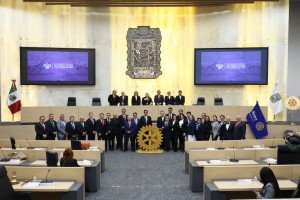 En la sede del Congreso del Estado se conmemoró el 121 aniversario de Rotary International