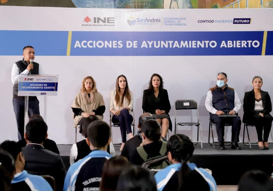 Presenta Ayuntamiento de San Andrés Cholula sus acciones de Gobierno Abierto